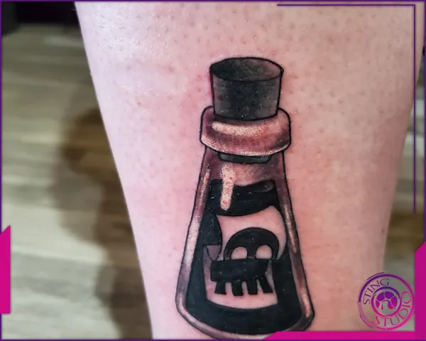 Blackwork tattoo by Derrick at Sting Studio Ottawa