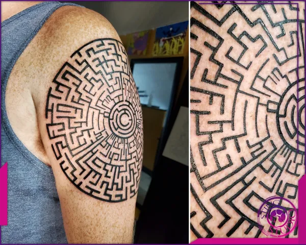 Blackwork tattoo by Derrick at Sting Studio Ottawa