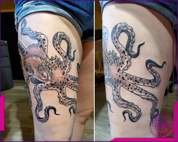 Blackwork tattoo by Derrick at Sting Studio Ottawa