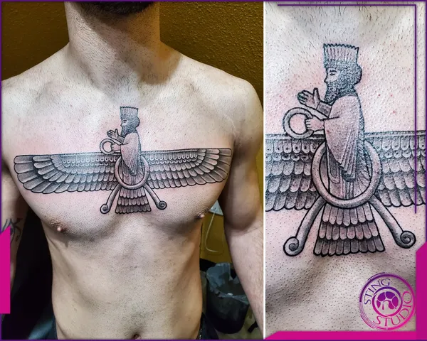 Blackwork tattoo by Derrick at Sting Studio Ottawa