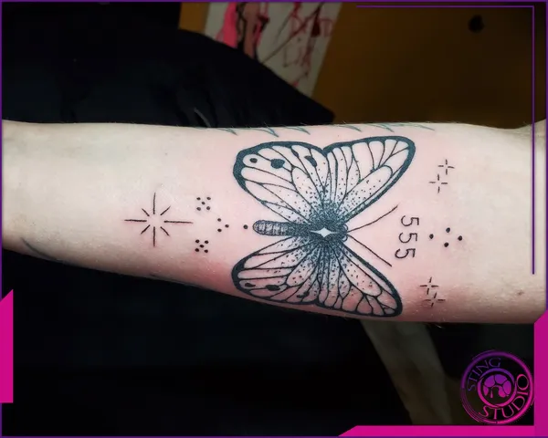 Blackwork tattoo by Derrick at Sting Studio Ottawa
