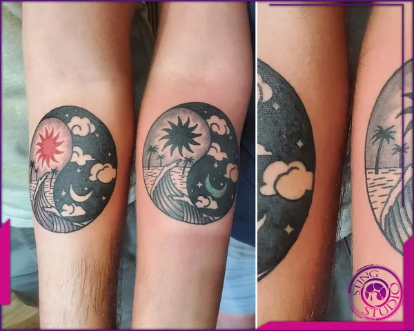 Blackwork tattoo by Derrick at Sting Studio Ottawa