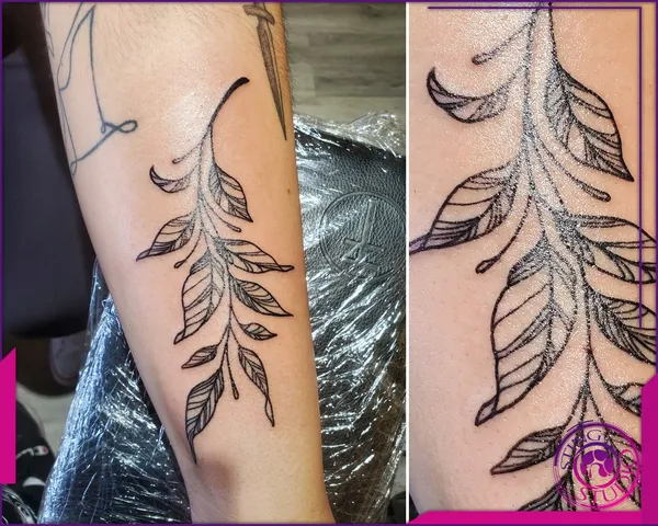 Blackwork tattoo by Derrick at Sting Studio Ottawa