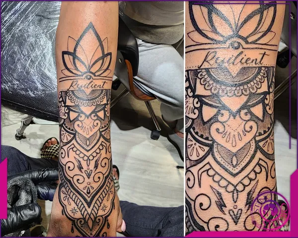 Blackwork tattoo by Derrick at Sting Studio Ottawa