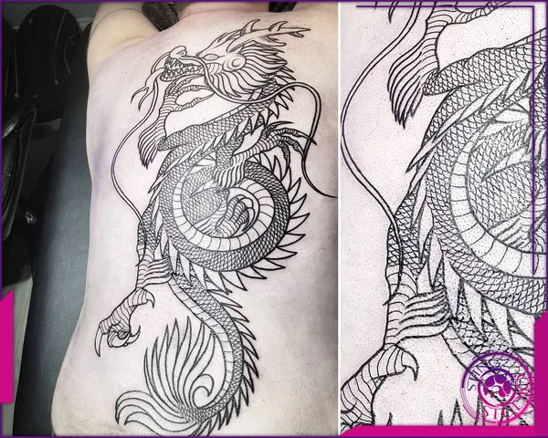 Blackwork tattoo by Derrick at Sting Studio Ottawa