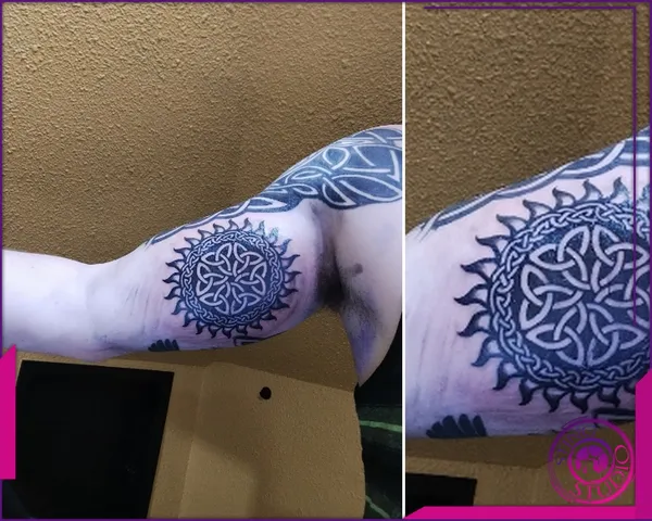 Blackwork tattoo by Derrick at Sting Studio Ottawa