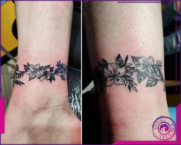 Linework tattoo by Derrick at Sting Studio Ottawa