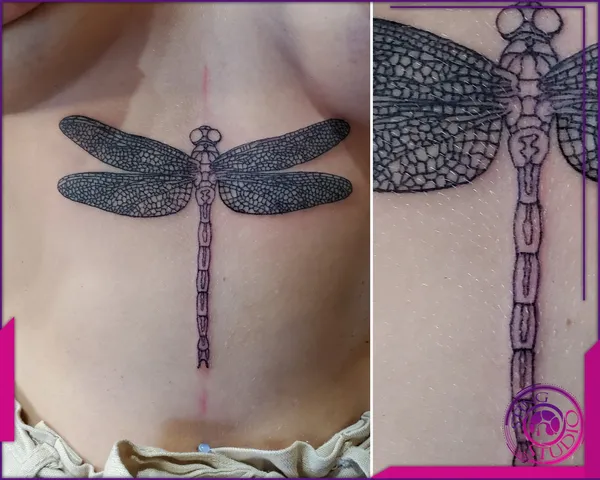 Linework tattoo by Derrick at Sting Studio Ottawa