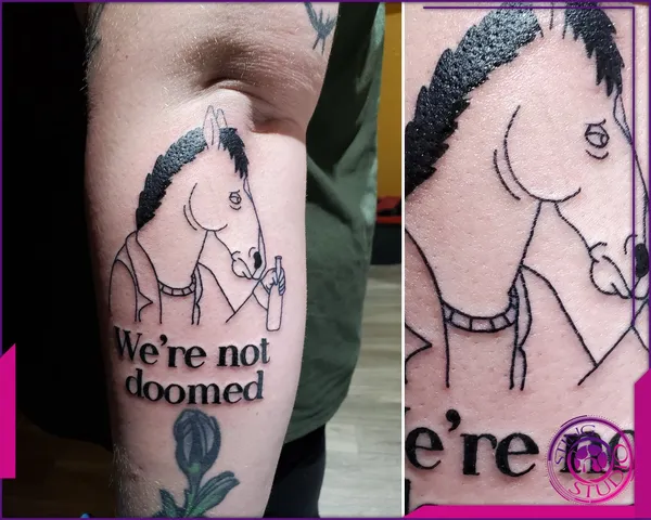 Linework tattoo by Derrick at Sting Studio Ottawa