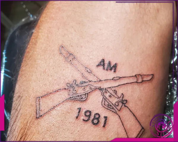 Linework tattoo by Derrick at Sting Studio Ottawa