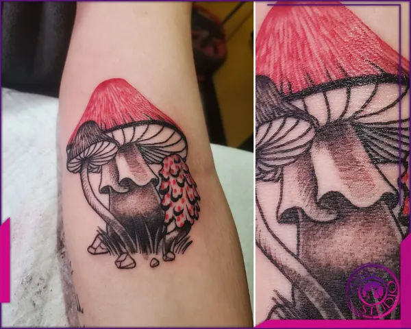 Linework tattoo by Derrick at Sting Studio Ottawa
