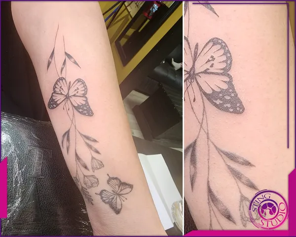 Linework tattoo by Derrick at Sting Studio Ottawa