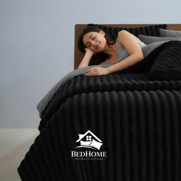 Alaska Negro – Funda de Duvet´s, 1 1/2 Plz