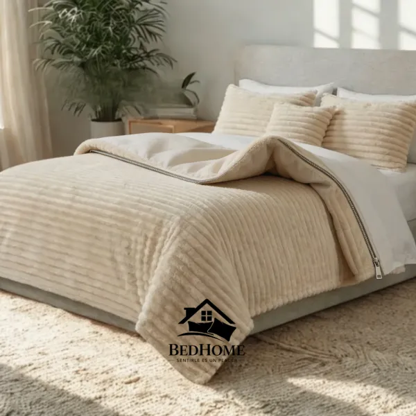 Alaska Beige – Funda de Duvet´s, 1 1/2 Plz