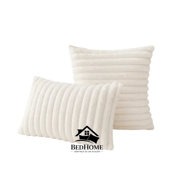 Alaska Blanco – Cojines, 30 cm x 50 cm