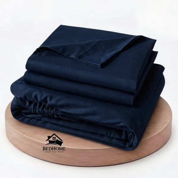 Sabanas Premium AZUL MARINO – 1 1/2 plz.-Twin 