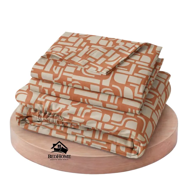 Sabanas Premium estampada GEO TERRA – 1 1/2 Plazas Twin