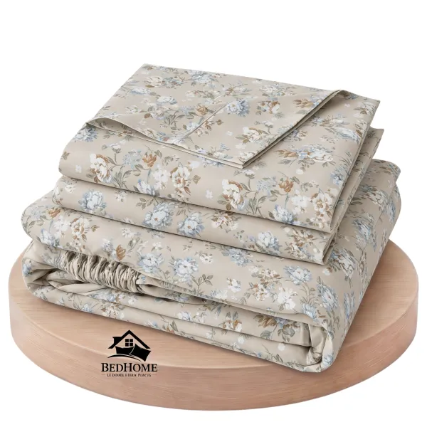 Sabanas Premium estampada FLORAL TOSCANA – 1 1/2 Plazas Twin