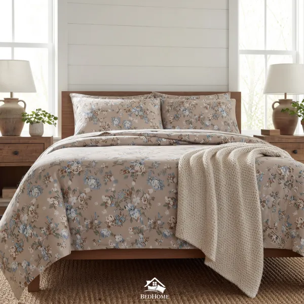 Sabanas Premium estampada FLORAL TOSCANA – 2 Plazas Full
