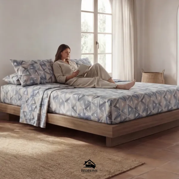 Sabana Premium estampada OCEAN SUITE – 2 1/2 Plazas Queen