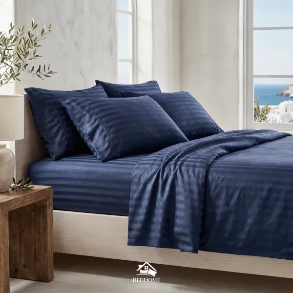 Sabana Premium Rayas AZUL MARINO – Image 3