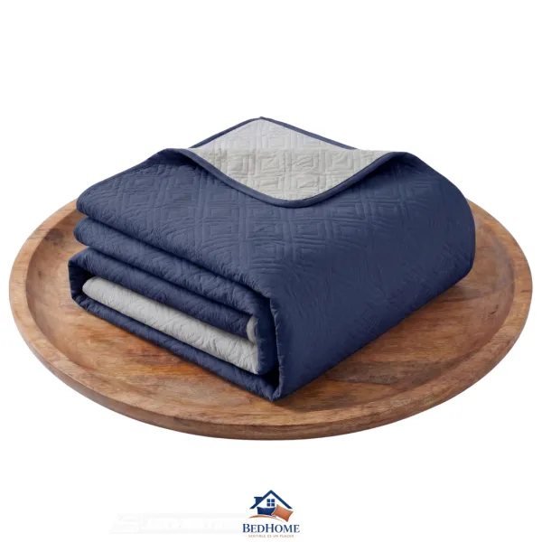 Cobertor Español Azul / Gris Claro – Image 2