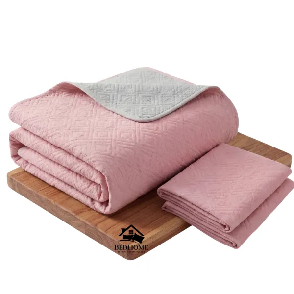Cobertor Español RosadO / Gris Claro – Image 4