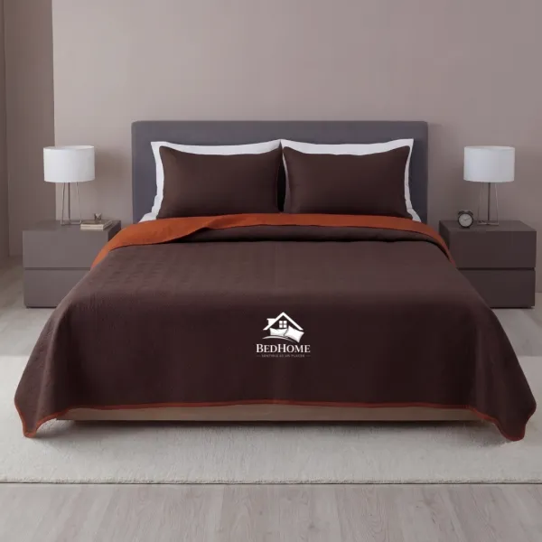 Cobertor Español Café / Terracota – Imagen 3