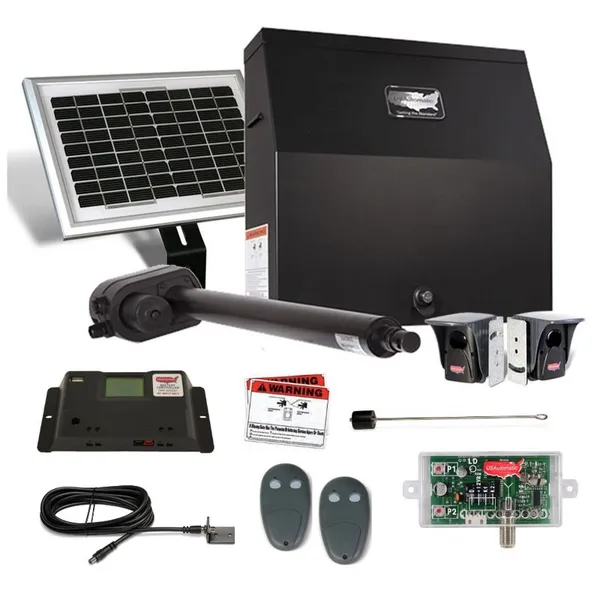 USAutomatic Patriot I Solar Single Swing Opener
