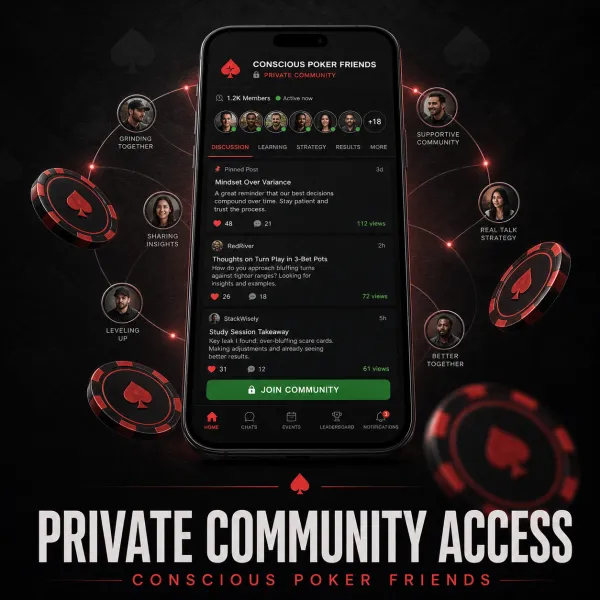 Conscious Poker Friends — private community preview inside the app