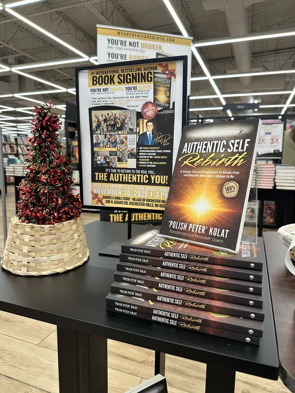 Book signing table display