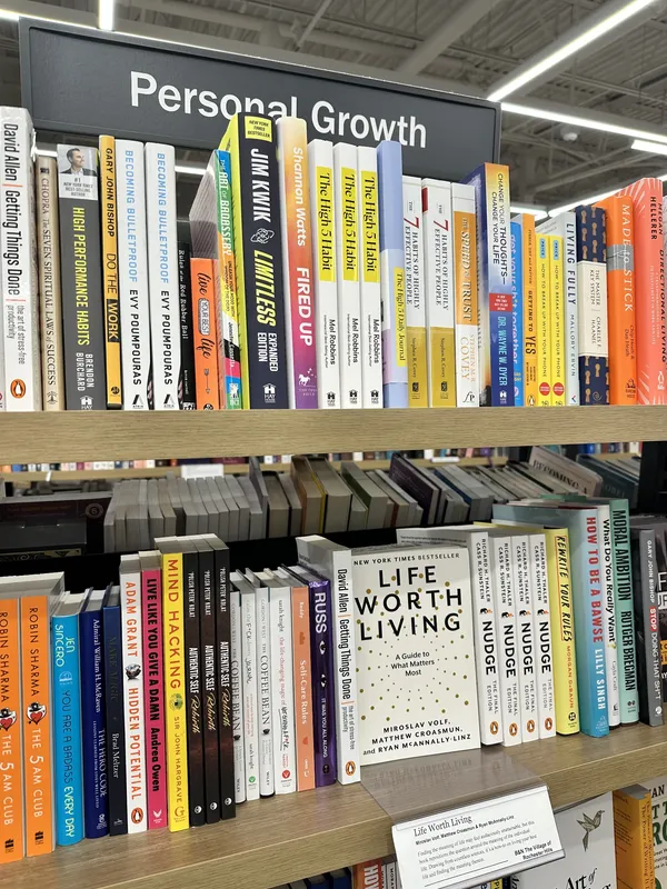 Authentic Self Rebirth on a Barnes & Noble shelf