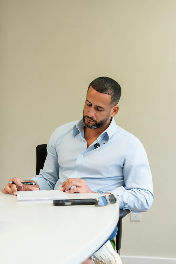 David García trabajando
