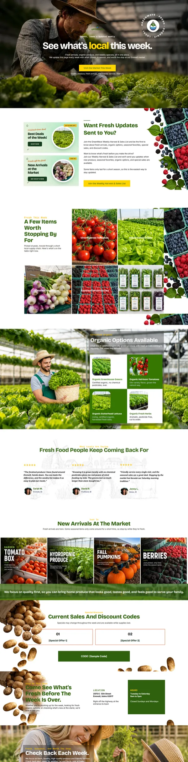 Greenwave Farm website