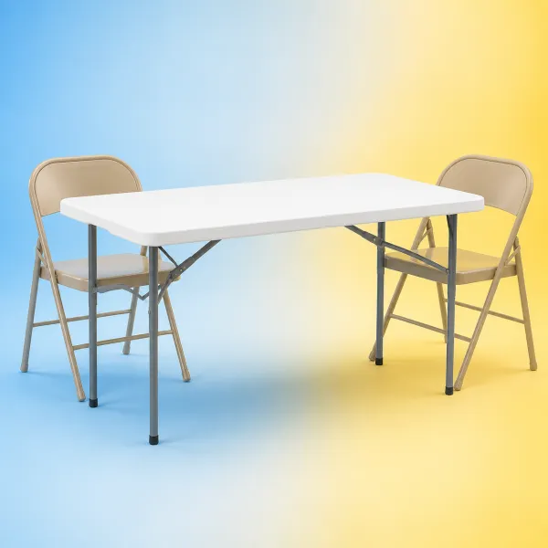 6 foot rectangular folding table party rental