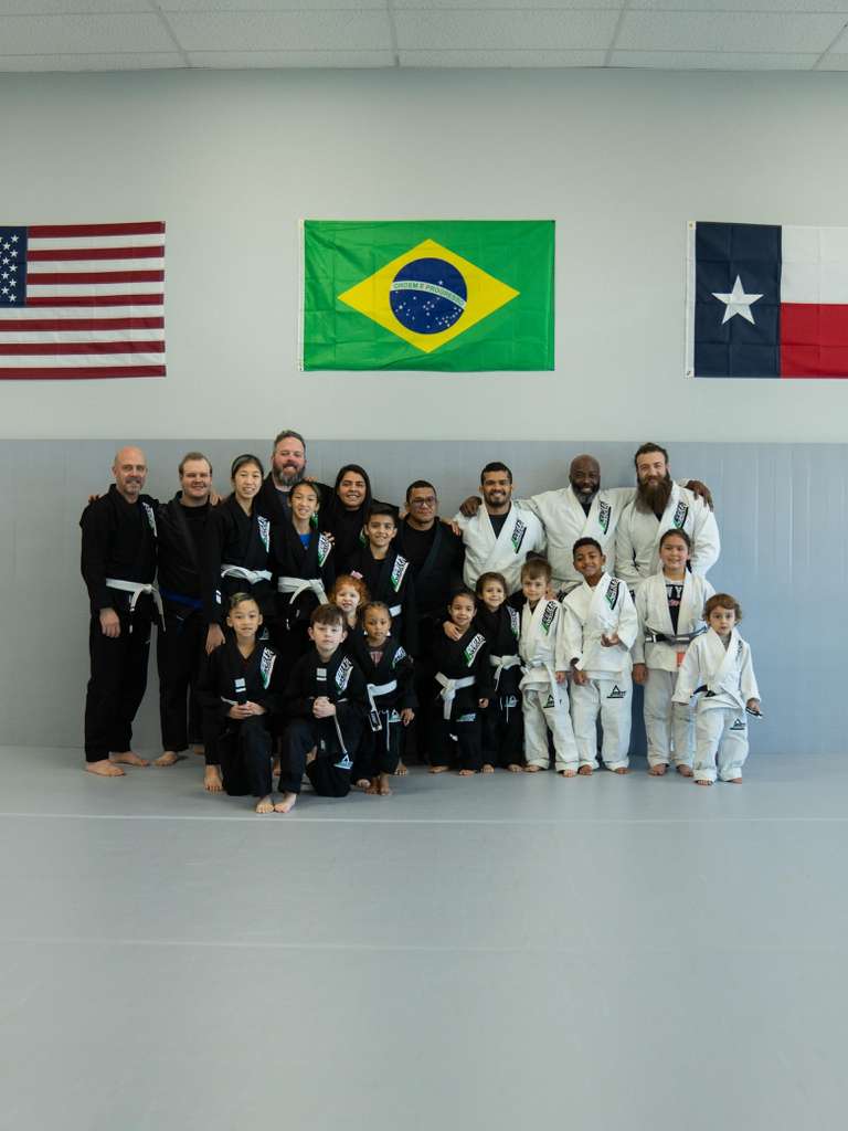 Kids BJJ class at JRoots Keller