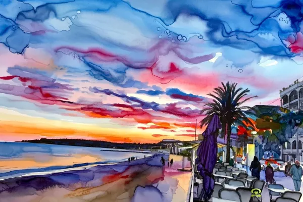 *Sunburst in Menton – Image 3