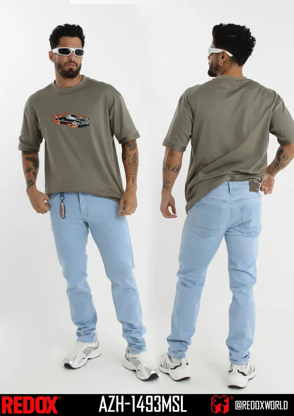 Redox Jean de Hombre Celeste Claro AZH-1493MSL