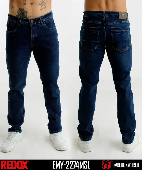 Redox Jean de Hombre Azul Acero EMY-2274MSL