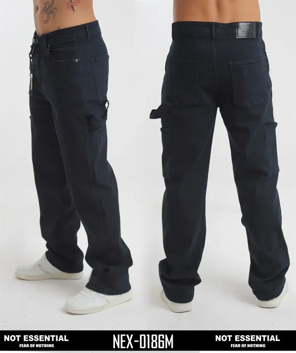 Not Essential Jean de Hombre Carpintero Negro NEX-0186M