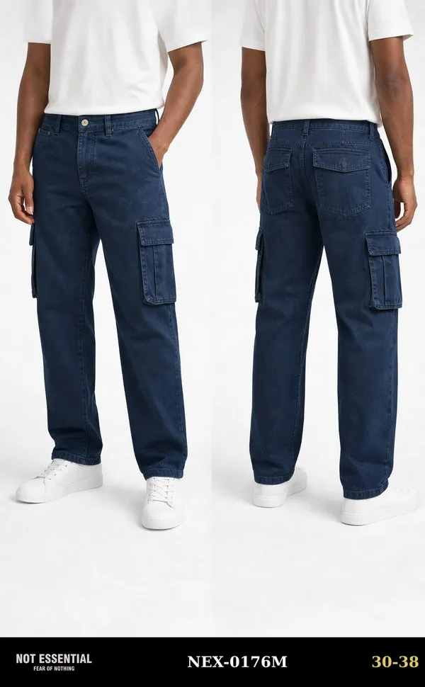 Not Essential Jean de Hombre Cargo Marino NEX-0176M
