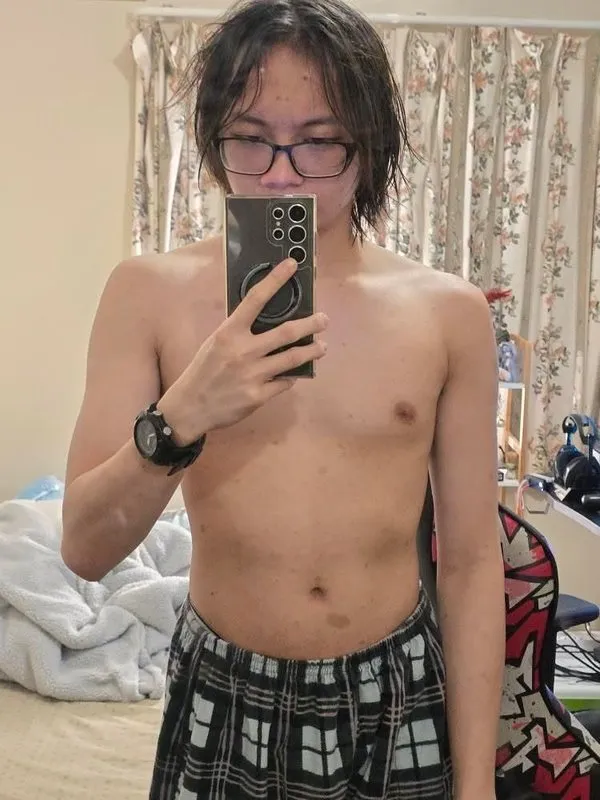 Chris before