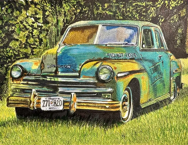 VINTAGE PLYMOUTH CAR – Image 4
