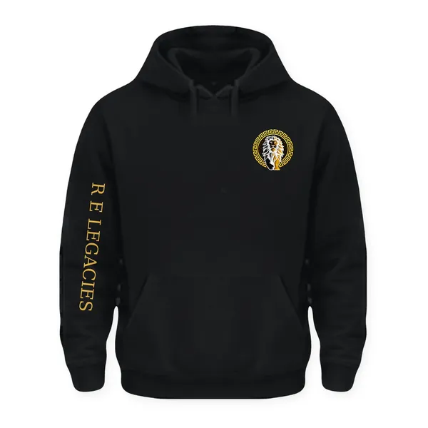 Hoodie Hombre · Negro · Logo original