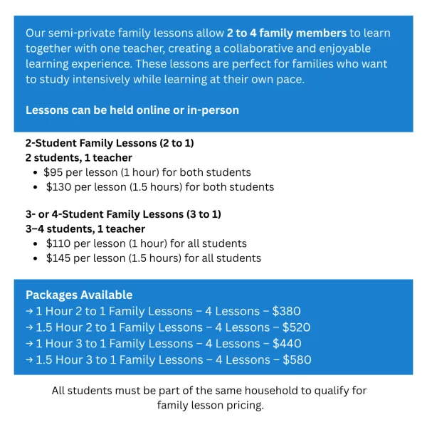 Family Lessons (4 Session) – Image 2