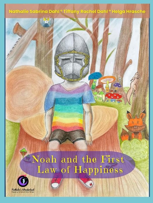 Book cover: Noah and the First Law of Happiness
