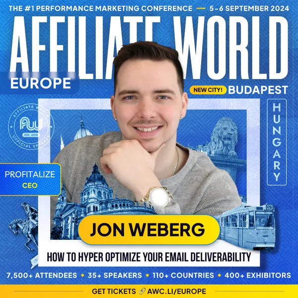 Affiliate World Europe speaker card