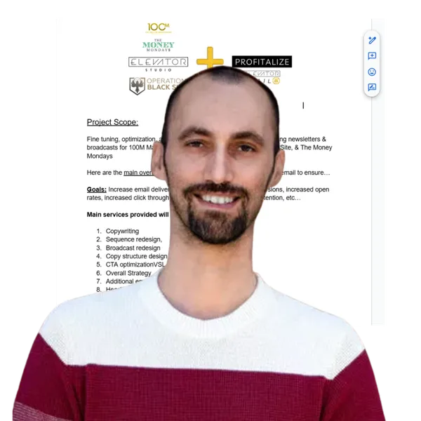 Project scope document
