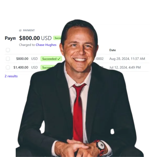 Chase Hughes payment records