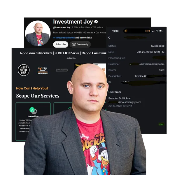 Investment Joy payment record